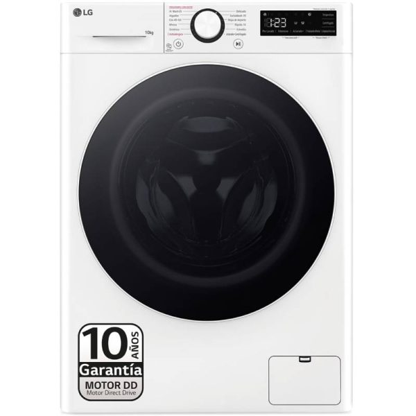 LAVADORA LG F4WR6010A0W 10K 1400R BCA STEAM