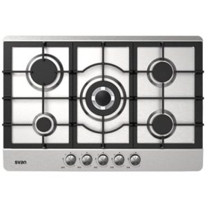 ENCIMERA GAS SVAN SGW57500X INOX 11500W 5F WOK FORJA