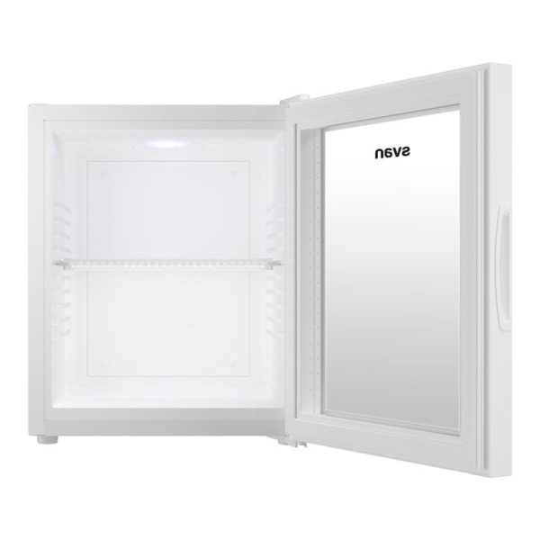 COOLER SVAN HORECA SRH5400PB E 47.6CM.38CM. 37CM. BLANCO PUERTA DE CRISTAL MANUAL PUERTA 90