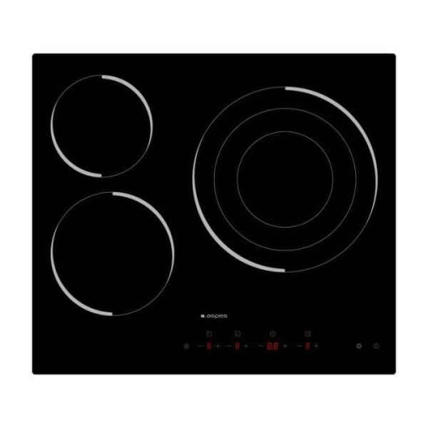 ENCIMERA INDUCCION ASPES AI3601 3 ZONAS DOBLE CORONA 7200W