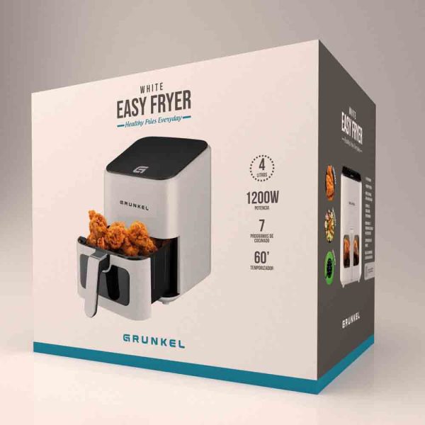 FREIDORA AIRE GRUNKEL WHITEEASYFRYER 4L