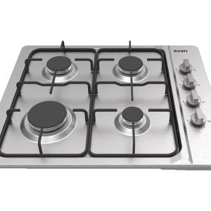 ENCIMERA GAS SVAN SG4600X GAS BUTANO 7500W INOX 4 FUEGOS KIT GAS NATURAL