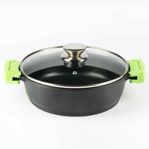 CACEROLA VIER 28CM FUNDICION VERDE 802-28