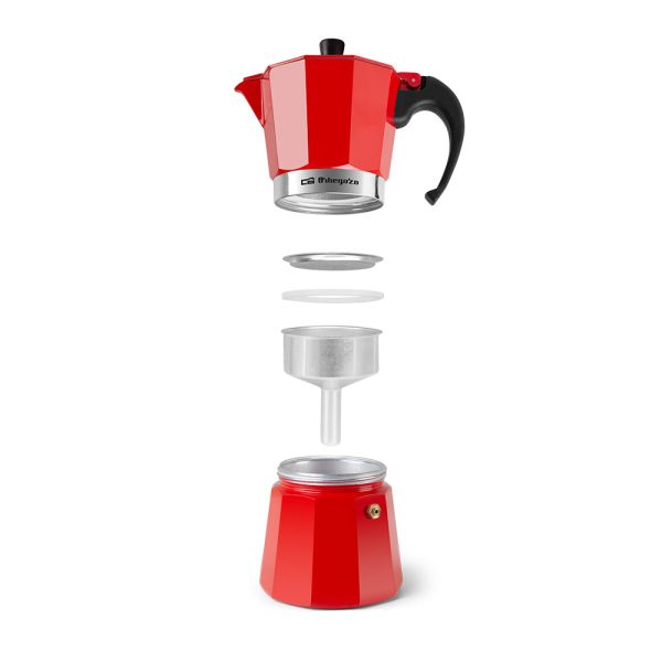 CAFETERA ORBEGOZO KFR640 ROJA