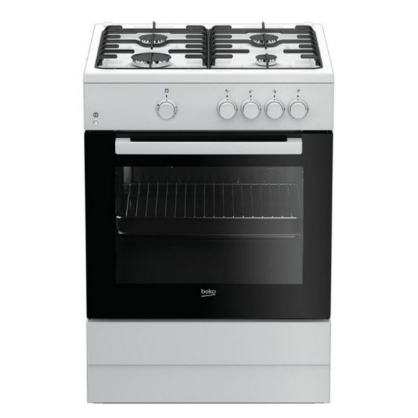 COCINA BEKO FSG62000DWL 4F GAS BLANCA 850X600X600MM