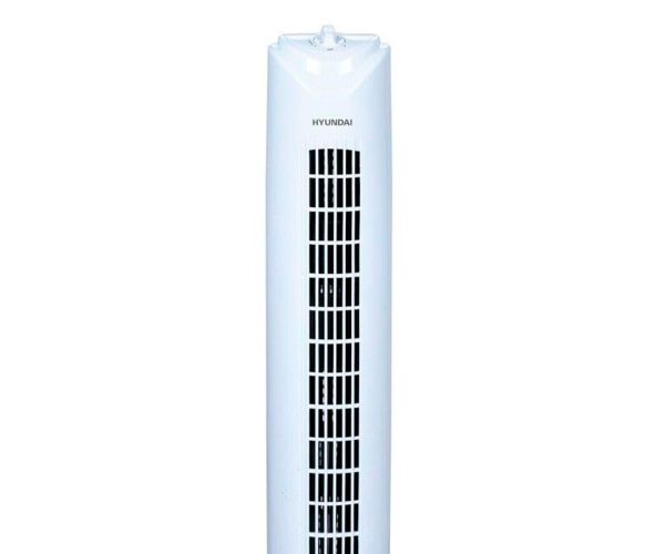 Ventilador de torre Hyundai 28 Blanco Manual 3 velocidades Temporizador Oscilaci