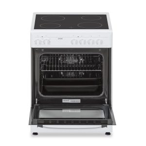 Cocina Mixta Butano Svan ancho 60cm Inox Manual Placa Gas 4 quem WOK Horno El ctr 56L 6P Turbo Gr