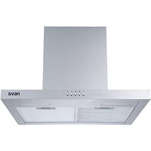 Campana Piramidal Svan 60 cm B Inox Manual 520 m3h