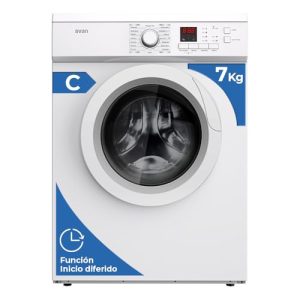 Secadora Evacuaci n carga frontal Svan 7 kg C Blanco Display LED manual Antiarrugas Nivel Sec