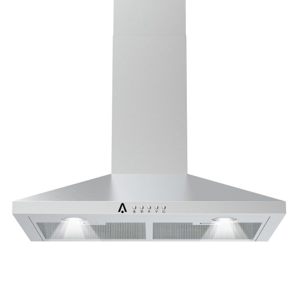 Campana Piramidal Aspes 60 cm A+ Inox Manual Inverter 520 m3h
