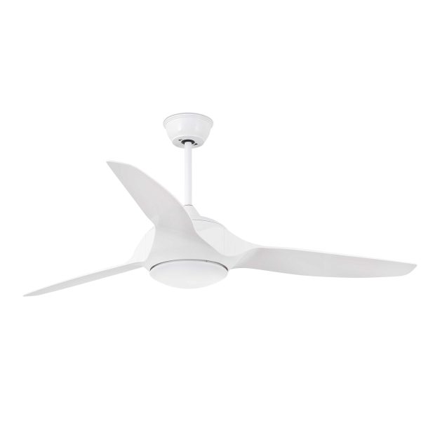 Ventilador de techo Svan 52 Blanco Manual Mando a distancia 3 velocidades con Luz