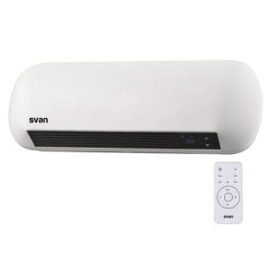 Estufa split Svan 2000 W 3 Niveles de funcionamiento Blanco Display LED Mando dist Programador Temp
