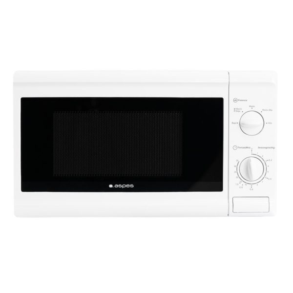 Microondas con Grill Aspes 20 Litros 700 W Inox Display LED manual Auto Cooking