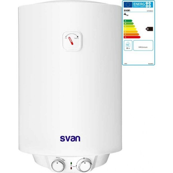 Termo eléctrico Svan Vertical 80 Litros C Blanco Manua