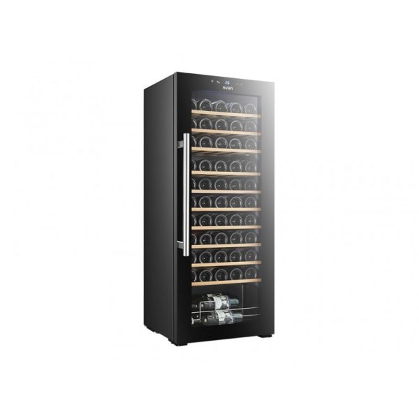 Vinoteca Svan C clico 128L 51 Botellas G Negro 1 Puerta de cristal Display  nica zona de temp