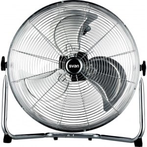 Ventilador de suelo industrial Svan 18 Cromo Manual 3 velocidades